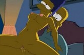 Гомер из сериала симпсоны, трахается со своей женой Марджори